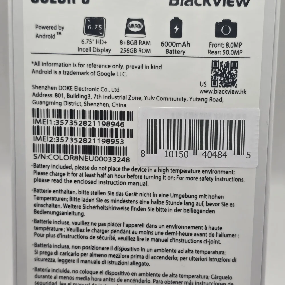 BRANDNEW FACTORY SEALED UNLOCKED PHONE 256GB ROM 16GB RAM COLOR RIPPLE BLUE